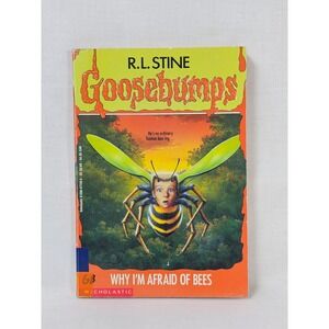 Goosebumps 17 I'm Afraid of Bees RL Stine 1st Edition 1994 Original 8th Printing